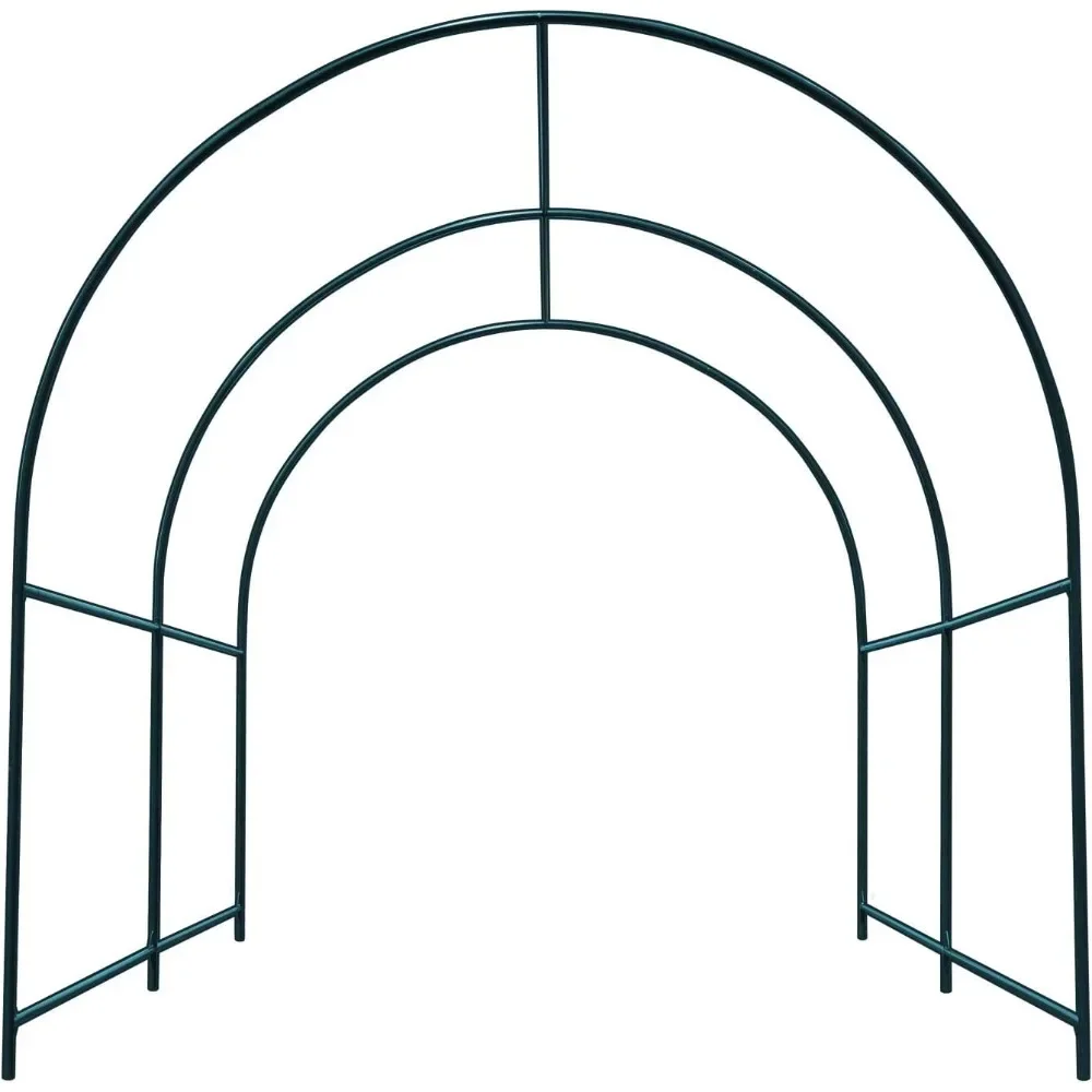 

Large Garden Support Arch Frame Climbing Plant Arch Arbor for Flowers/Fruits/Vegetables (8.2ft x 7ft x 7.2ft)