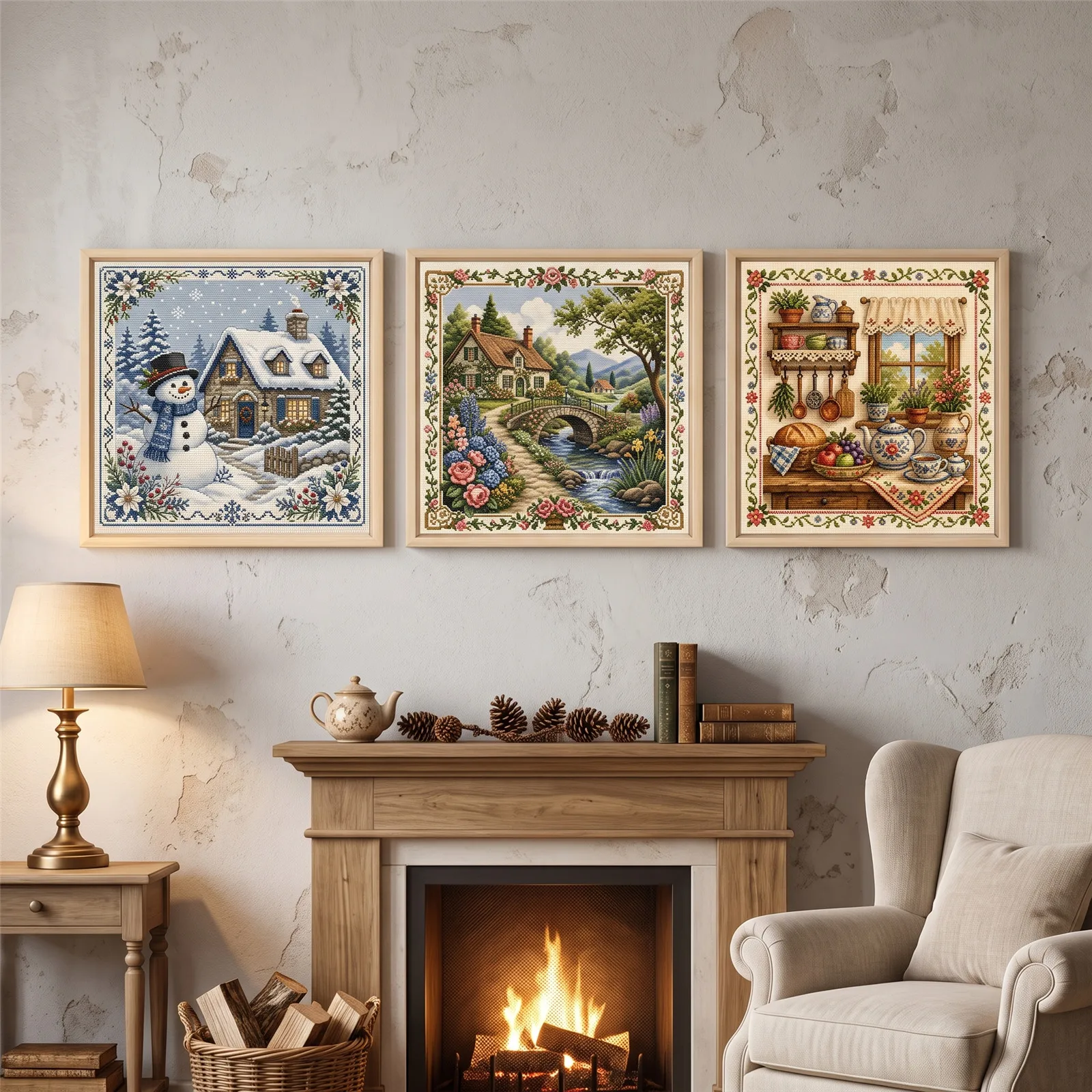 Kit per Punto Croce Stampato 1 - Cross Stitch Stamped Kits Beginners recensione e prezzo