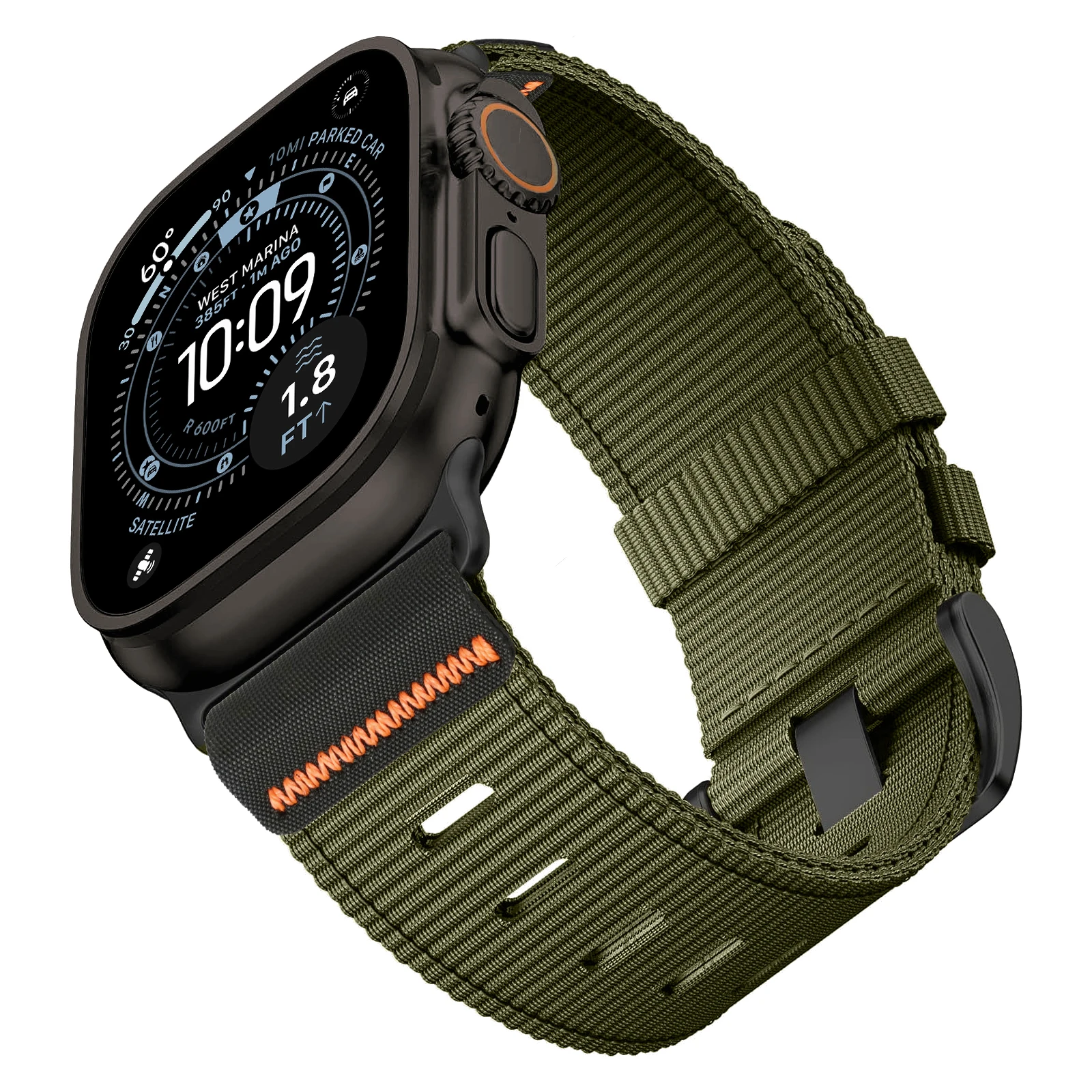 Nylon-Armbänder für Apple Watch 49mm 46 45 44 42mm Sportarmband Correa iWatch Series SE 11 10 9 8 7 6 5 Ultra 3 2 Armband