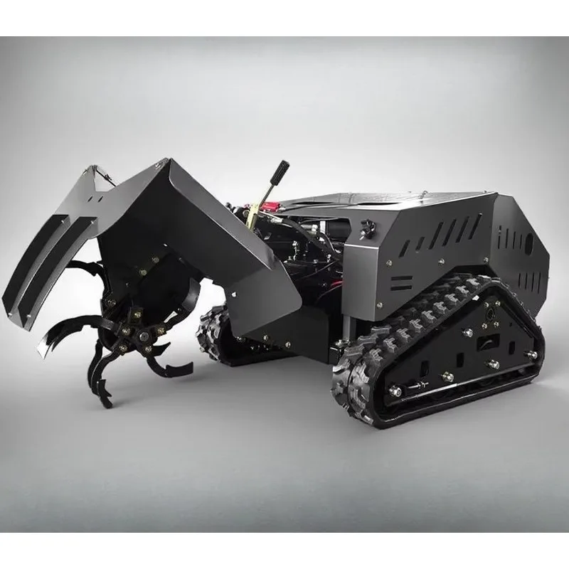 

Micro cultivator, remote control digger, trencher, crawler mower