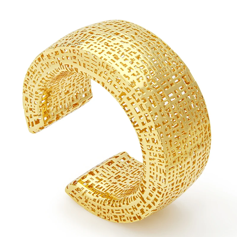 IVOG Aushöhlen Unregelmäßige Filigrane Manschette Armband Für Frauen Mode Schmuck Perfekte Geburtstagsgeschenk