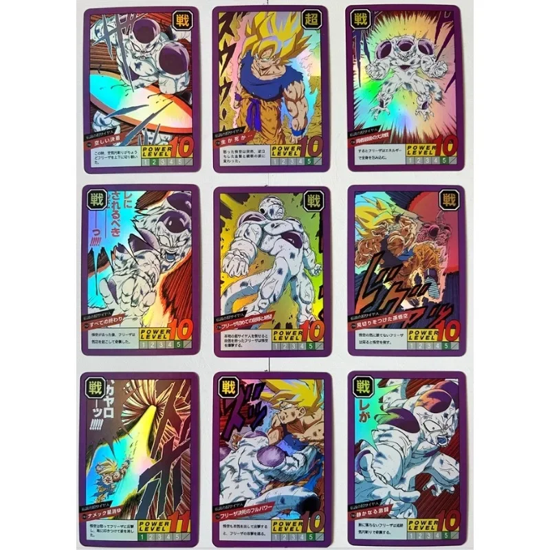 54 Stks/set Drakenbal Vechten Tegen De Vijfde Bom Zelf Gemaakte Refractie Raster Flash Card Anime Klassiekers Spel Collectie Kaarten Speelgoed Cadeau