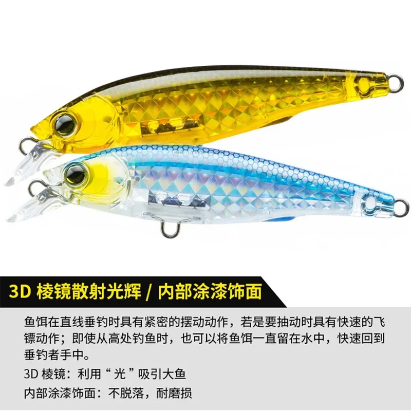 1 sztuk 90mm 9.2g pływające Minnow przynęty Pesca Wobbler słonowodne pstrąg Bass sztuczna przynęta hurtownia grzechotki Swimbait — zdjęcie 4