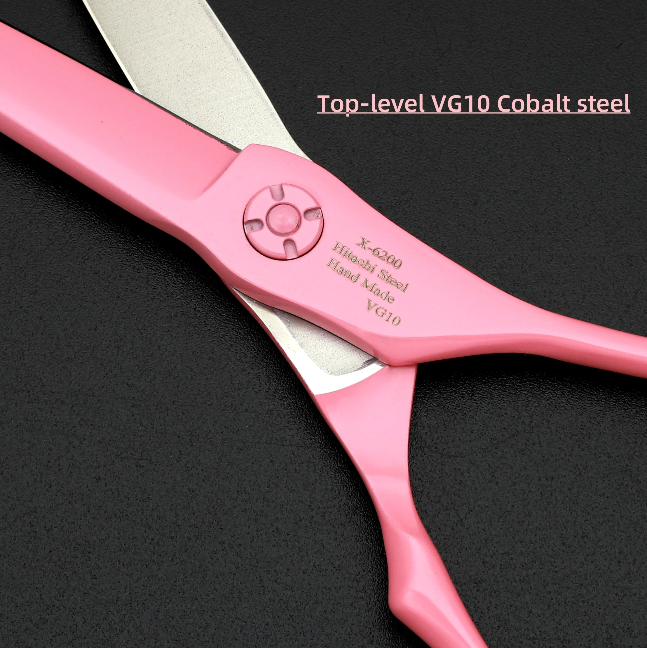 MURASAKI VG10 Stahl Friseurscheren, 6,0 Zoll Effilierscheren, Ergonomisches Design Haarschneidewerkzeuge, Sehr Scharf und Langlebig – Detail 17