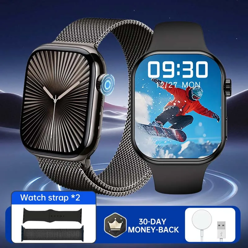 

WM Smart Watch for Women Men (Answer/Make Call), 2.01" HD Screen Fitness Tracker for Android & iOS Phones IP67 Sport Watches S10