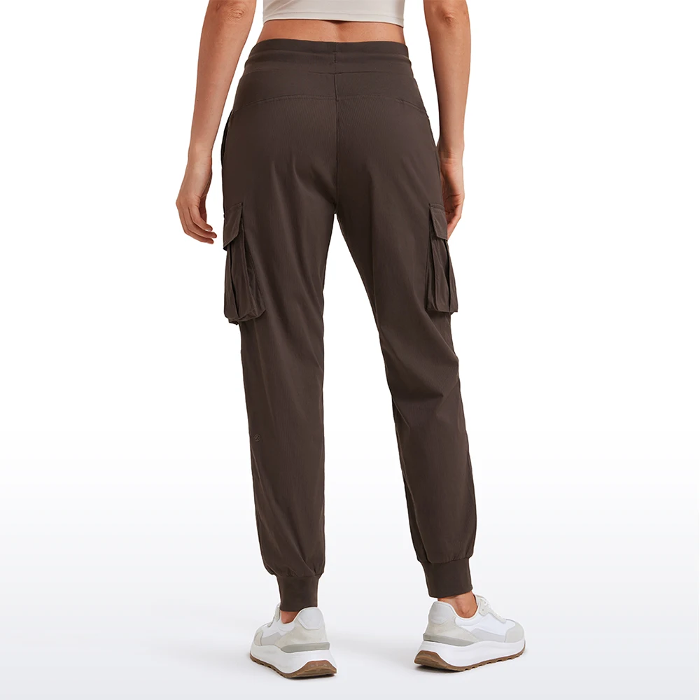 CRZ YOGA Lightweight Workout Joggers for women, High Waisted Outdoor Running Casual Track Pants with Pockets