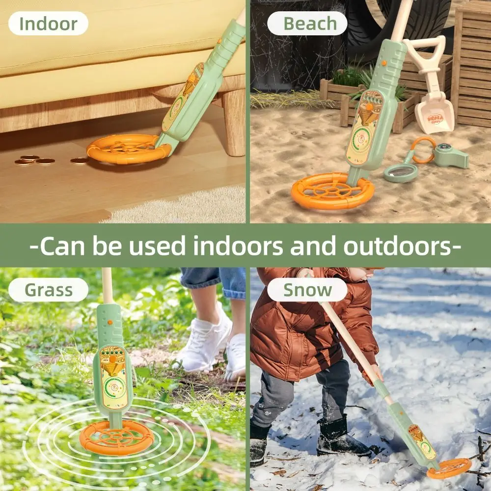 With Search Coil Metal Detector for High Sensitivity Audio Alarm Underground Metal Finder Ergonomics Durable
