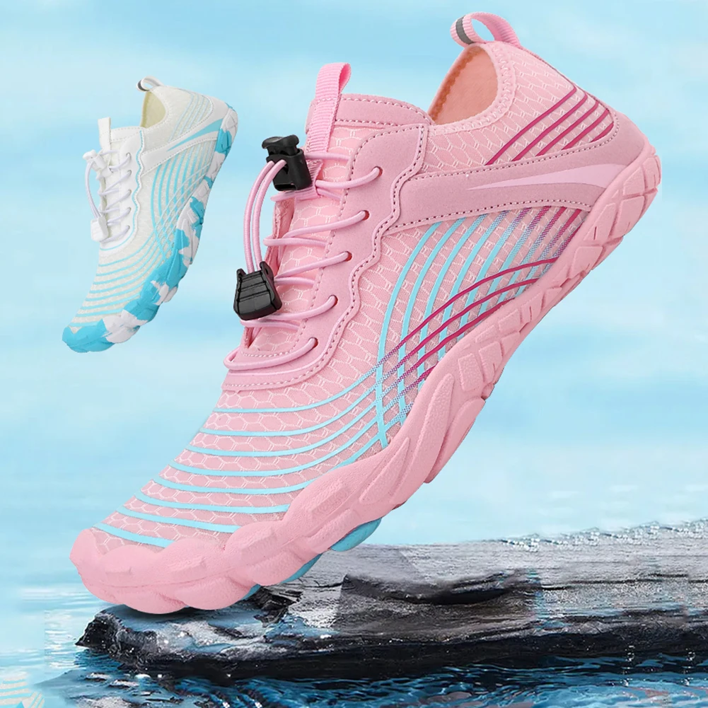 Water Shoes Lightweight Aqua Shoes Non-slip Ergonomic Wading Shoes Breathable Gym Fitness Shoes Quick Drying for Outdoor Beach