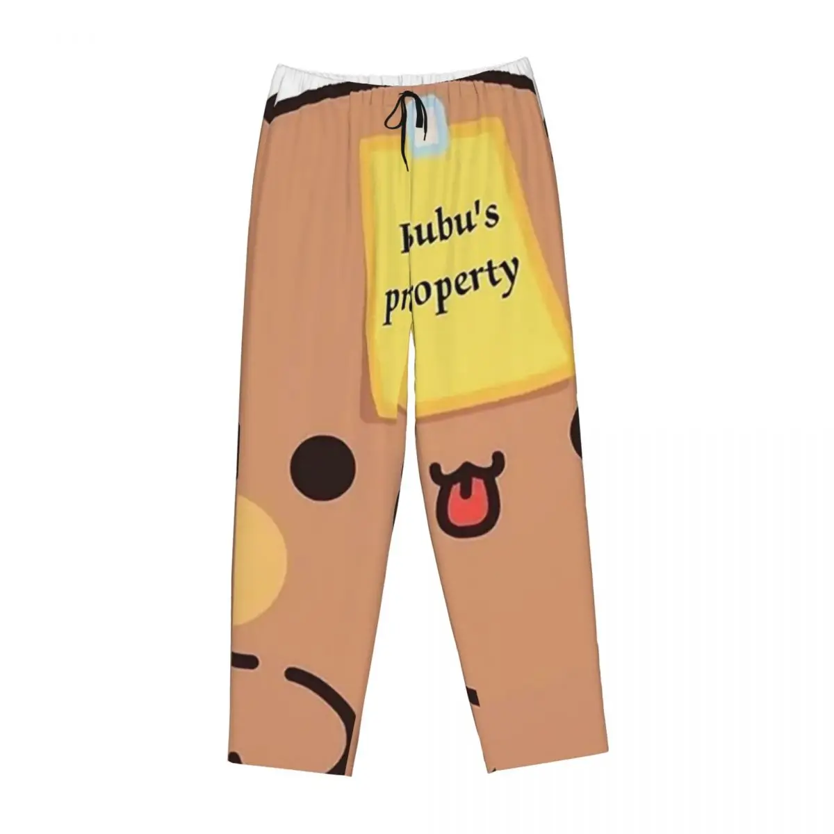 

Custom Bubu Dudu Panda And Brownie Bear Couple V8 2024 Women Pajama Pants Lounge Sleep Sleepwear Bottoms with Pockets