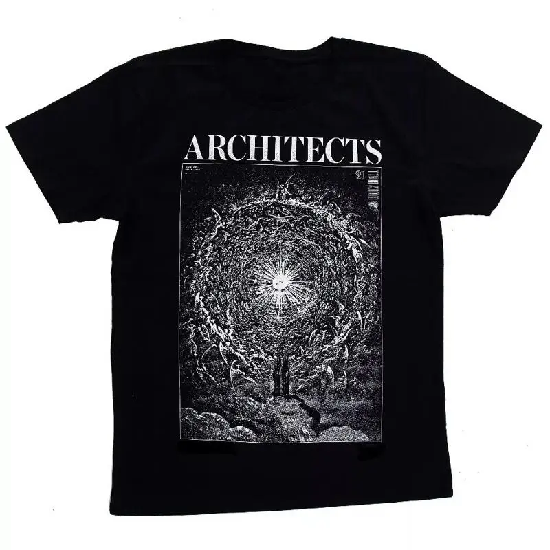 Architects Band Metal Music Black Cotton T Shirt Full Size S 5XL