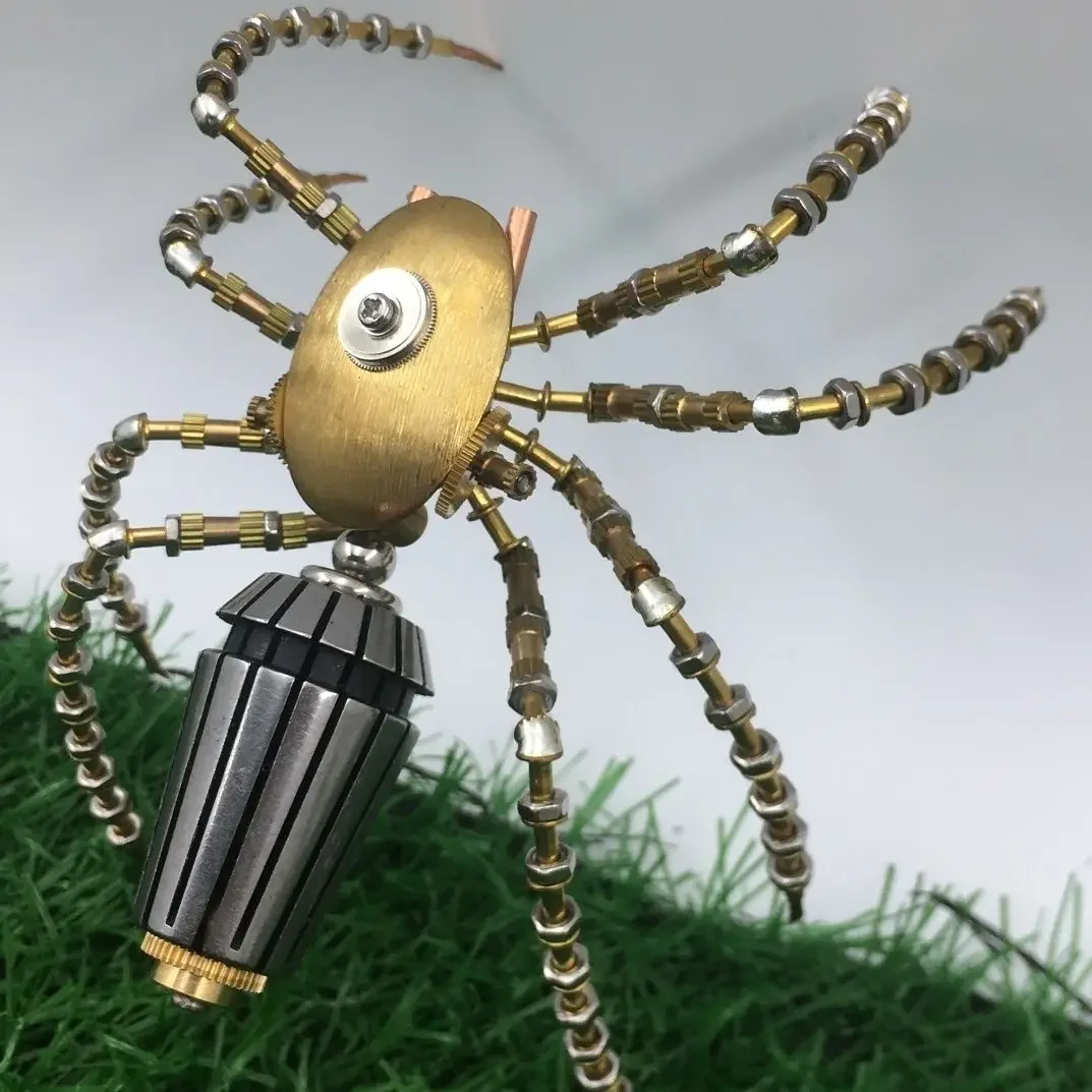 

Steampunk insect machinery tarantula all-metal pure handmade toy small handicrafts ornaments - Finished Product