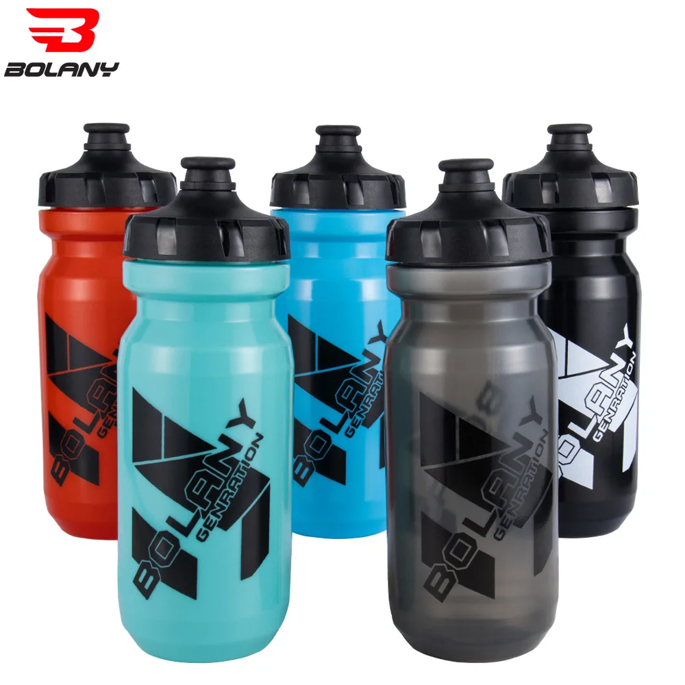 

BOLANY Bicycle Water Bottle Leakproof Anti-skid Squeeze Out PP5 Outdoor Sports Portable Water Bottle 610ml Bicycle Accessories