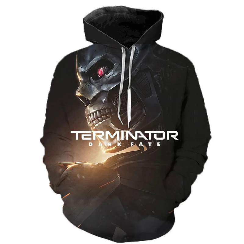 Autumn Terminator Movie 3D Print Hoodies Men Women Casual Fashion Oversized Sweatshirts Hoodie Pullovers Tracksuit Man Clothing