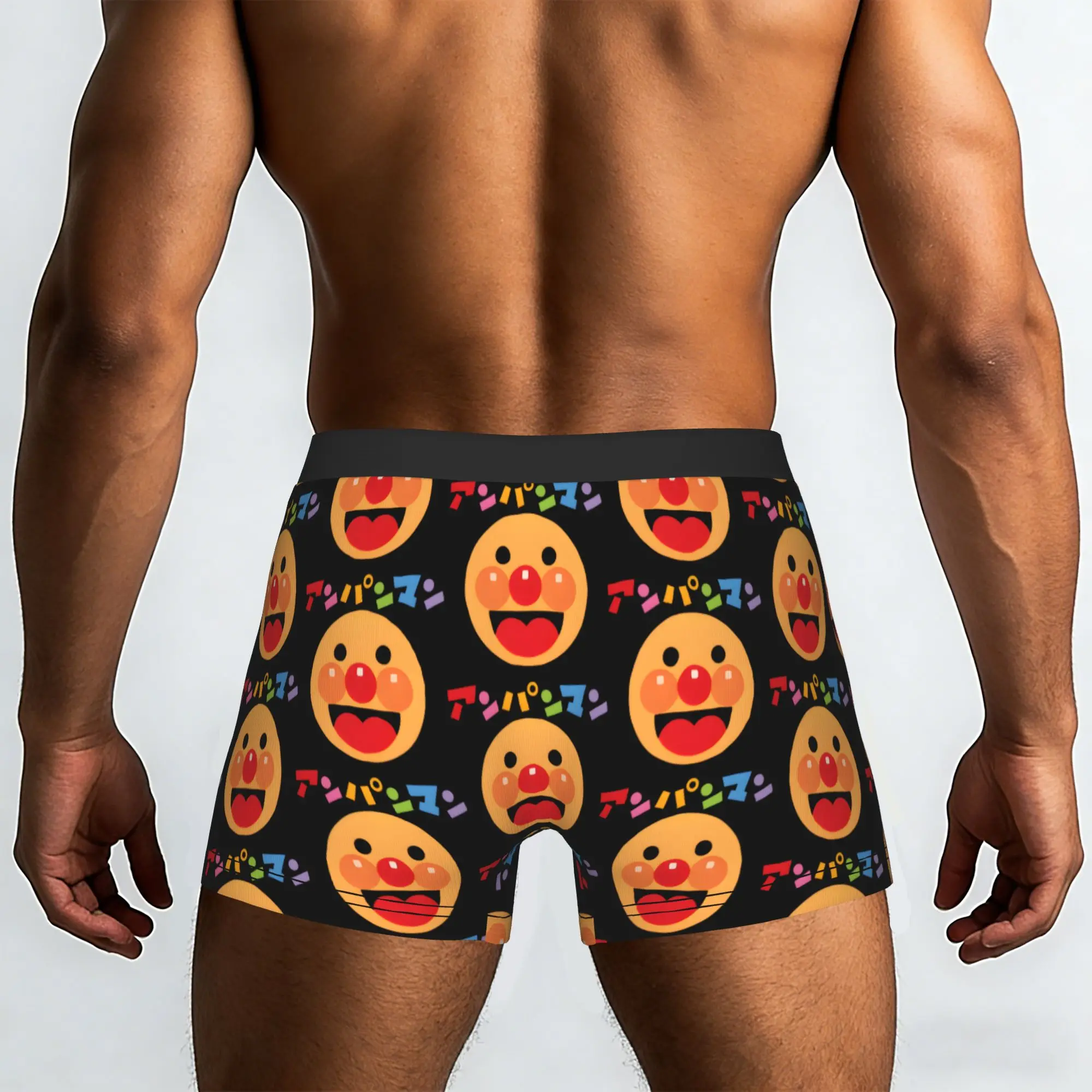 Anime Superhero anyway japan Bandai Anpanman Underpants Homme Panties Male Underwear Ventilate Shorts Boxer Briefs
