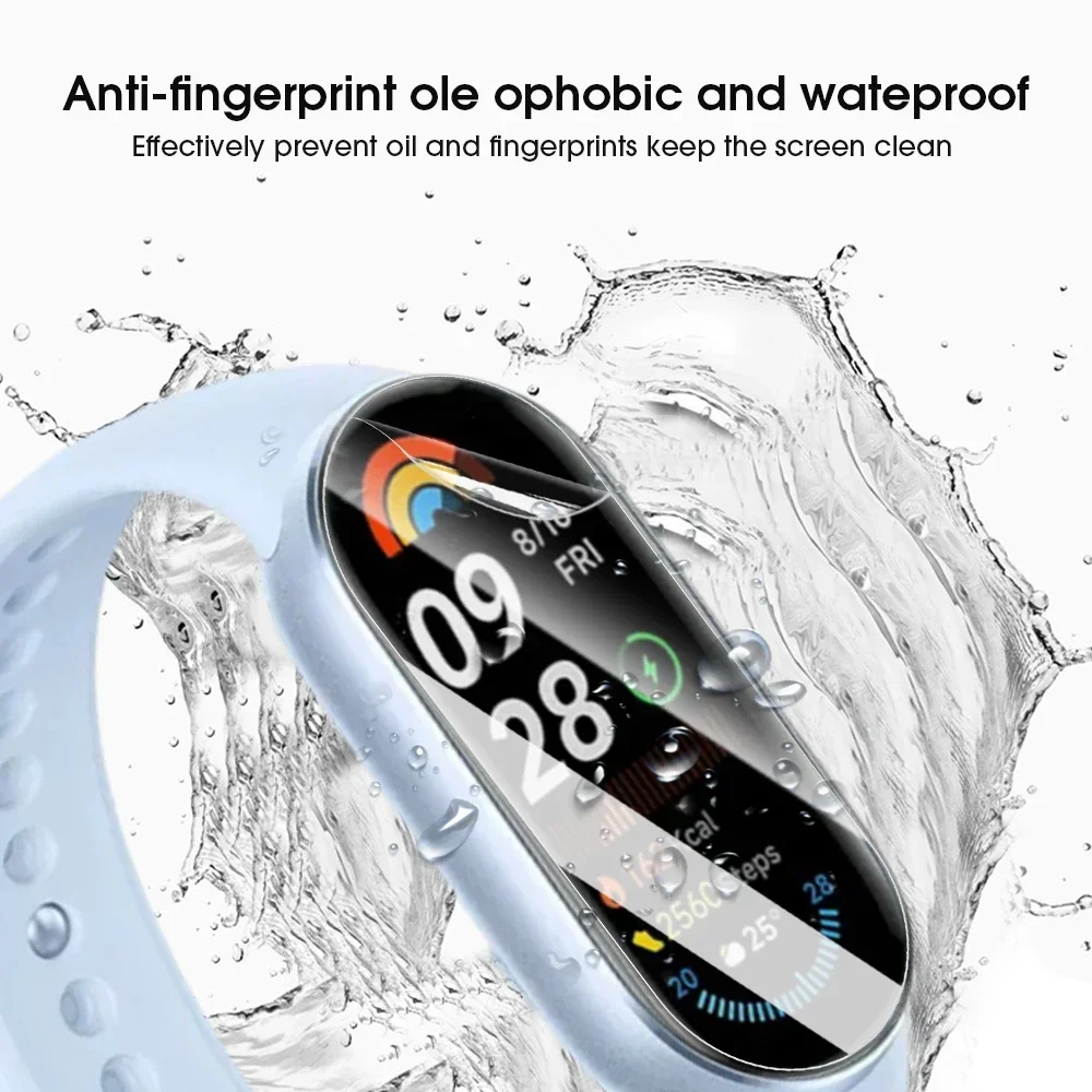 5/10/20 piezas protectores de pantalla de reloj flexibles de TPU para Xiaomi Mi Band 9 película de hidrogel suave antiarañazos para Xiaomi Band