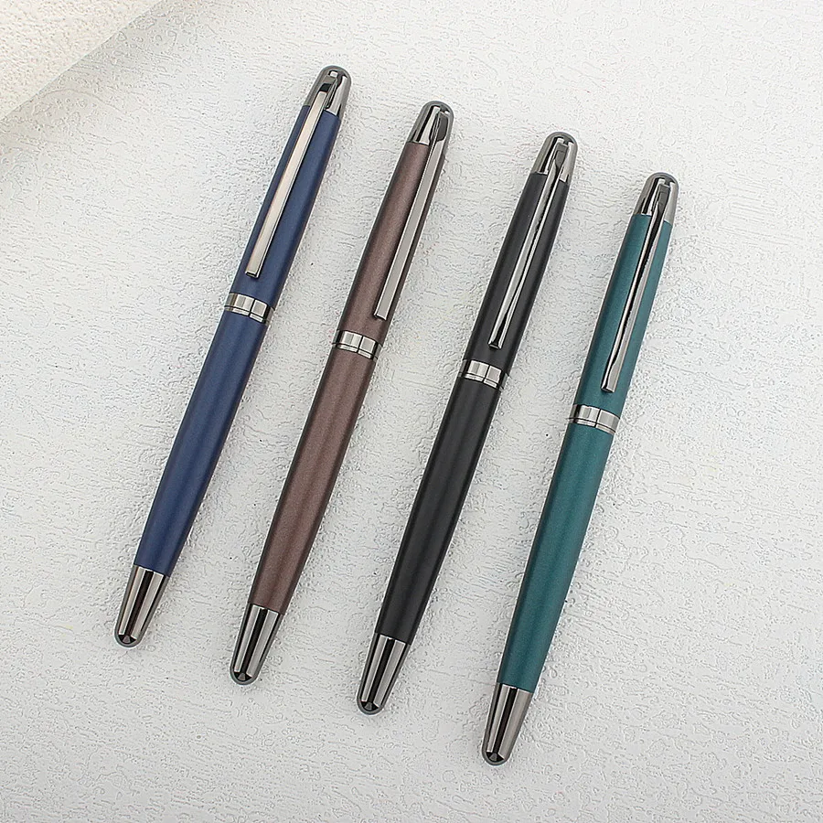 4PCS Professional Business Fountain Pen, Low-Key and Convenient, 0.35mm Nib Ink Pens - Ideal for On-the-Go Use