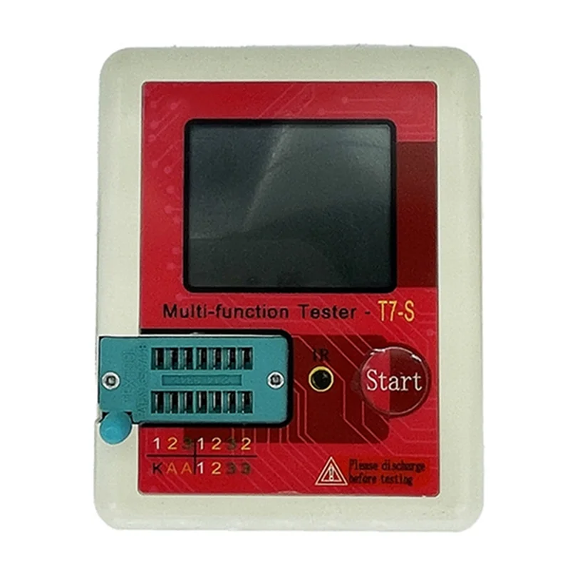 Eccellente-Nuovo tester per transistor ad alta precisione LCR-TC7S Tester di resistenza di capacità multimetro per componenti schermo a colori