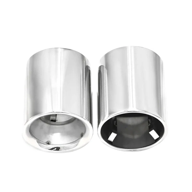 

2PC For Mazda CX-3 CX-4 CX-5 CX7 CX8 CX5 CX-30 Exhaust Muffler Tip Silver Stainless Steel Muffler Nozzle