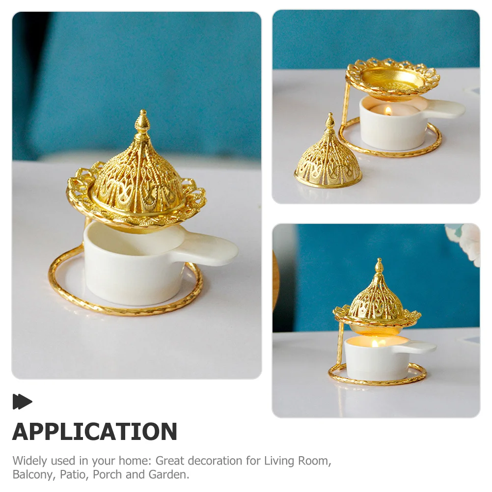 

Oil Burners for Wax Melts Ceramic Aromatherapy Dining Room Table Decor Tealight Holders Incense