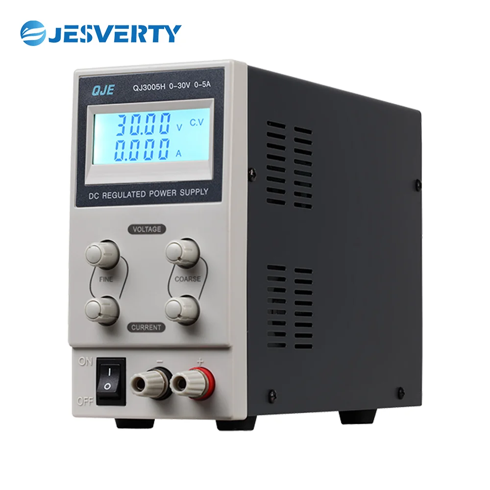 

QJ3005H 0-30V 0-5A 150W Switching DC Bench Power Supply Single Variable Three-Digit Display Encoder Knob for DC Regulation