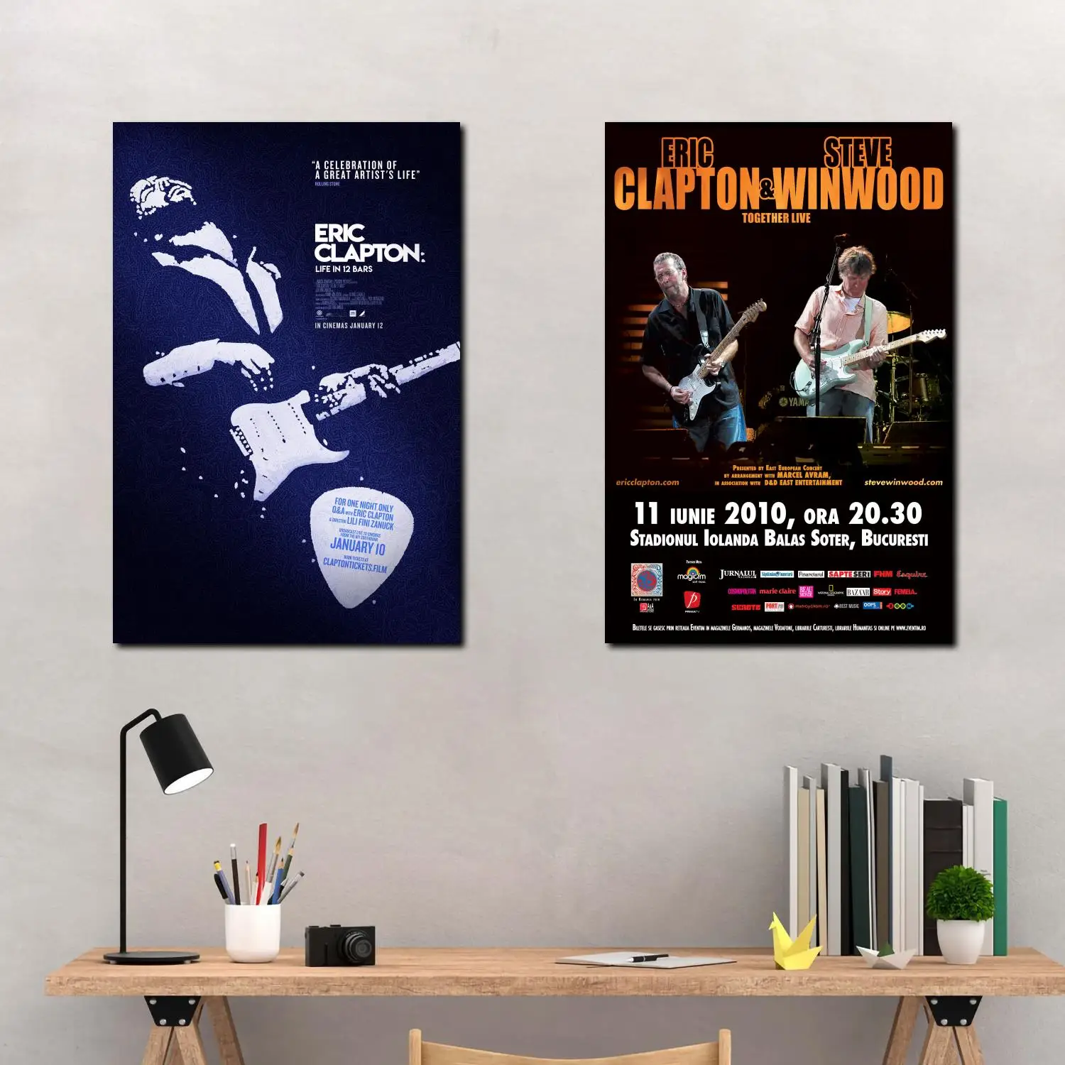 

Eric Clapton Band Canvas Art Poster and Wall Art Picture Print Modern Family bedroom Decor Posters