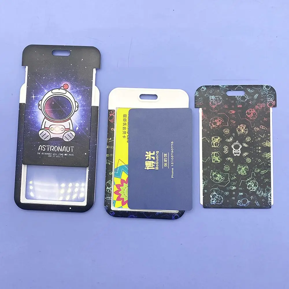 กรณี เชือกเส้นเล็กยาว รูปแบบนักบินอวกาศ นักบินอวกาศ รถบัส การ์ด เชือกเส้นเล็ก การ์ด ชุดการ์ดข้าว ผู้ถือบัตรประจําตัวนักเรียน