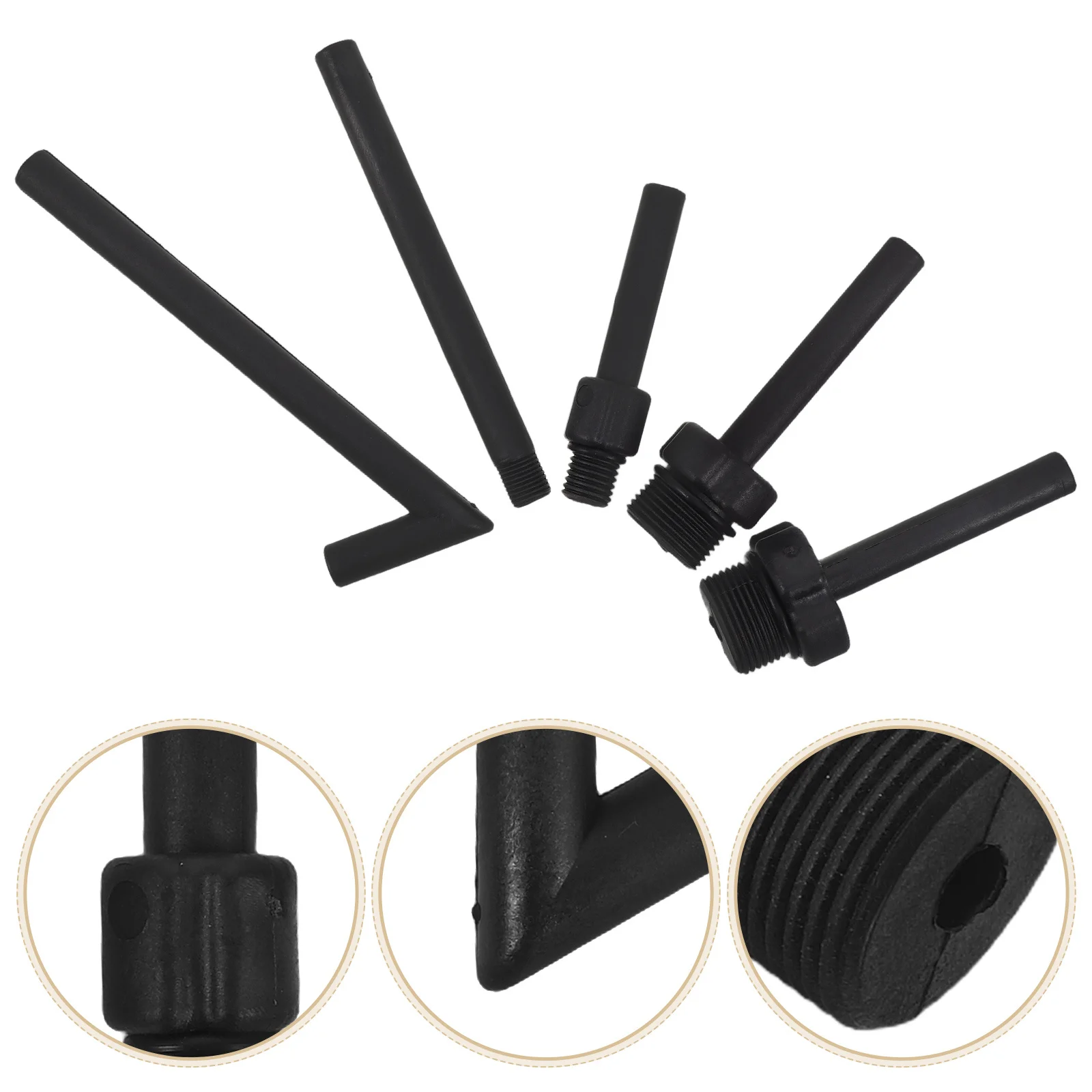 

5Pcs Pneumatic Transmission Oil Filler Pump Connectors Durable Easy Operation Fluid Extractor Automotive Tool Oil Extract Pump