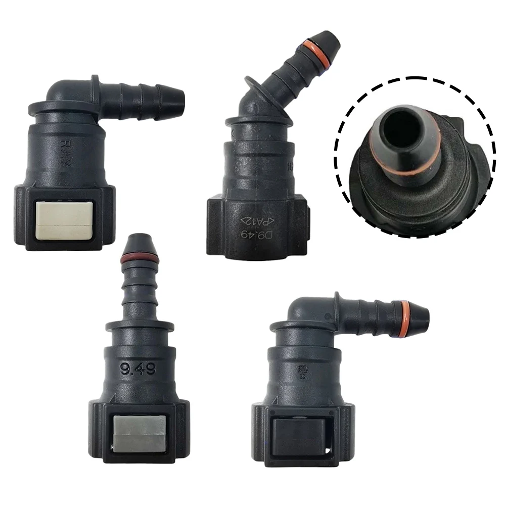 9.49mm ID6 SAE 3/8 Fuel Pipe Joint Car Fuel Line Quick Connector Female Connecto Plastic Quick Connector Connecto Car Parts