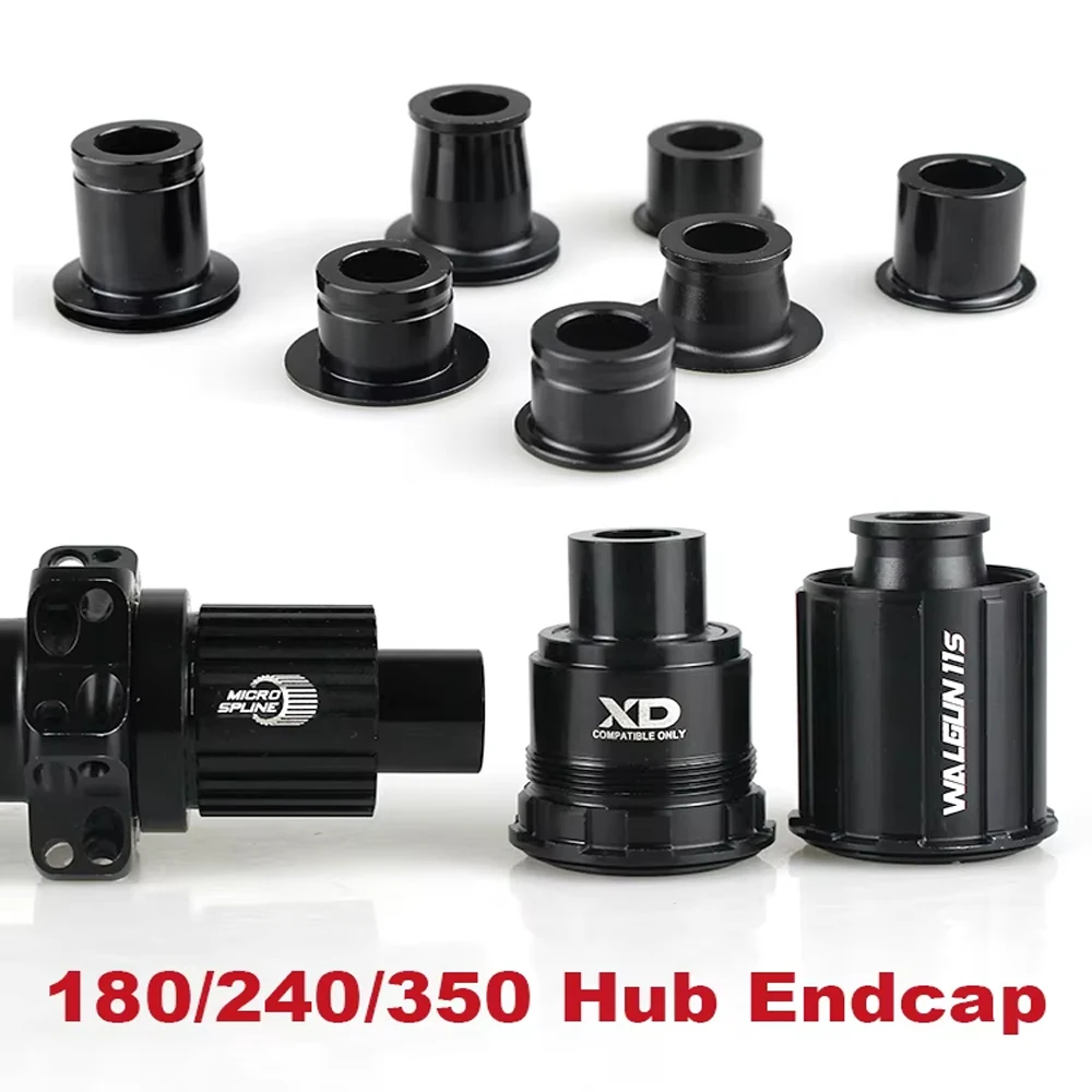 180 240 350 Rear hub end cap thru endcap 12mm x 142mm 148mm road mtb bike hub hg xd xdr ms caps bicycle hub converter adaptor