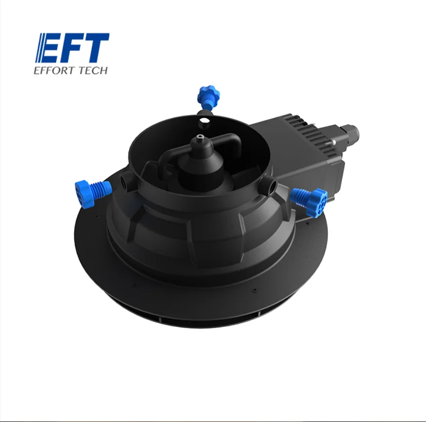 EFT E616P is used for spraying seed grass seed spreader manual spreader 40KG spreading system spray tank