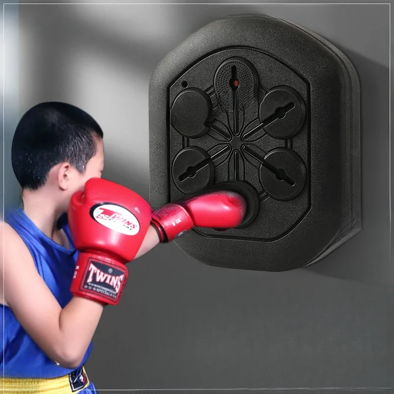 Intelligent Musical Boxing Trainer Electronic Boxing Wall Hanging Punching Bag Practice Response Target Home Sandbag