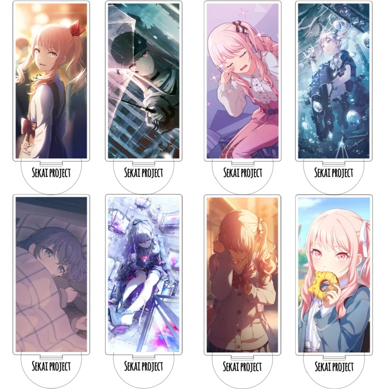 

Popular Music anime Project SEKAI Original Rectangle Acrylic standing sign Desktop ornament Friends and fans Christmas gifts