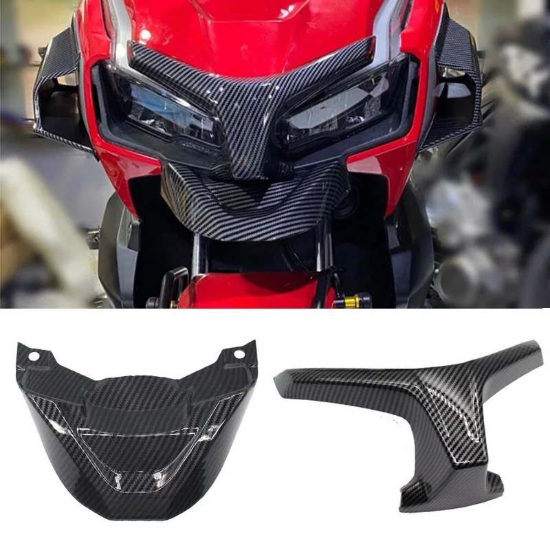 

Motorcycle Front Fender Extender For HONDA ADV 150 160 2019-2024 Front Headlight Fairing Wing Tip Extension Cover Side Winglets