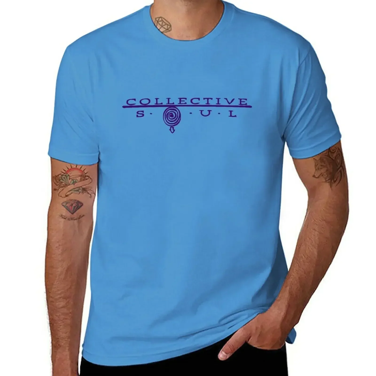 Collective Soul T-Shirt quick drying graphics customs black t-shirts for men