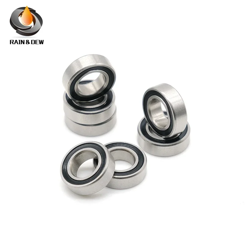 MR137RS Bearing 10PCS 7x13x4 mm ABEC-7 Hobby Electric RC Car Truck MR137 RS 2RS Ball Bearings MR137-2RS Black Sealed