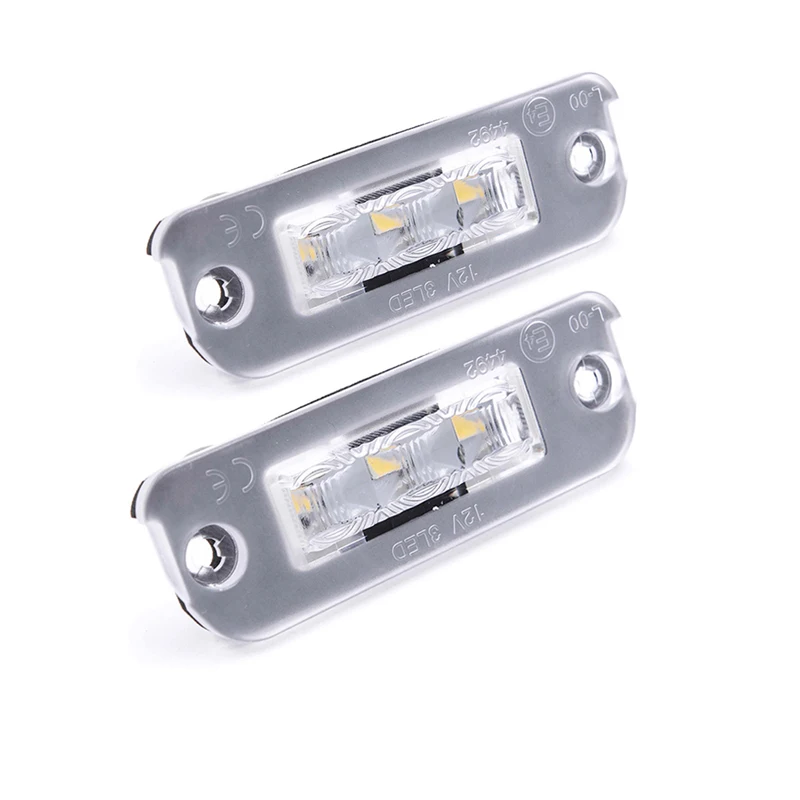 12V LED Number Plate Lamp For Benz ML-Class W163 98-11 GL-Class X164 06-12 R-Class W251/V251 05-11 White License Plate Light