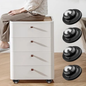 Universelle Selbstäuresäure mit stilem Ball, 4 Einheiten, 4/3/2/1 Konten, Möbelgeräusche, 360 ° Edelstahlrad 10 Hauptverkaufskleiderräder -Räder - №3