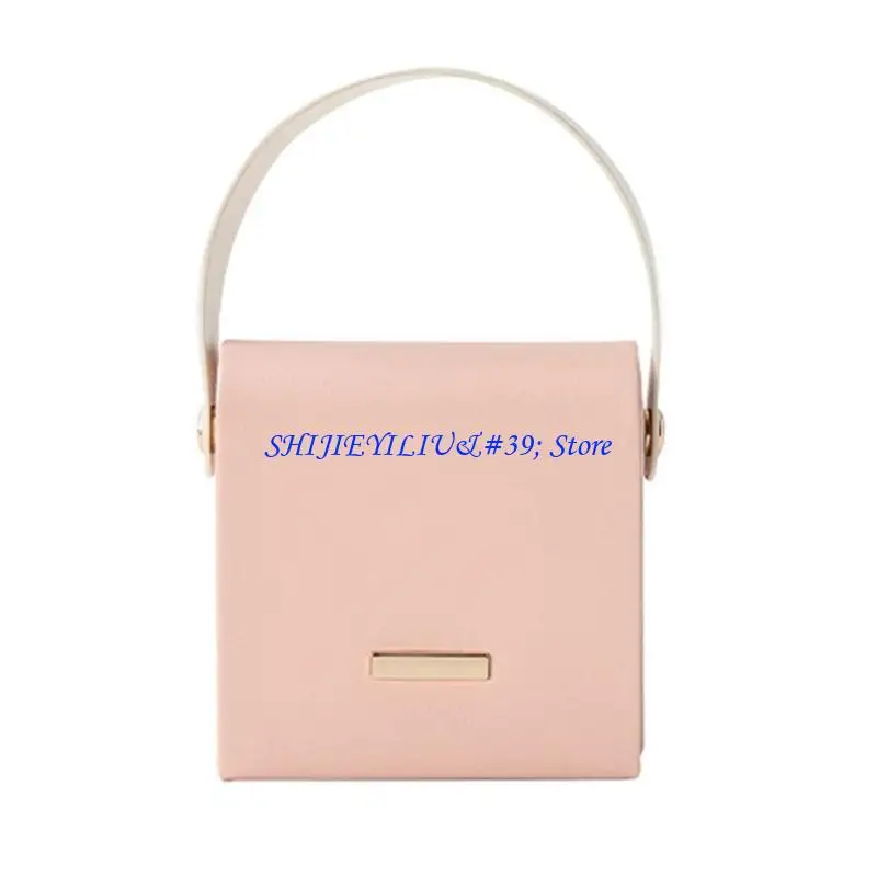 

E21F Компактные органайзеры для ювелирных изделий для путешествий Чехол из искусственной кожи с несколькими отделениями и для