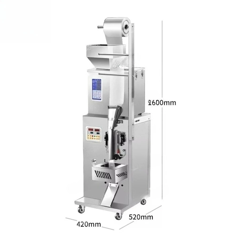 

Stainless Steel Tea Powder Sugar Granular Packaging Machine for Small Businesses General Purpose Granule Filling Sealing Device