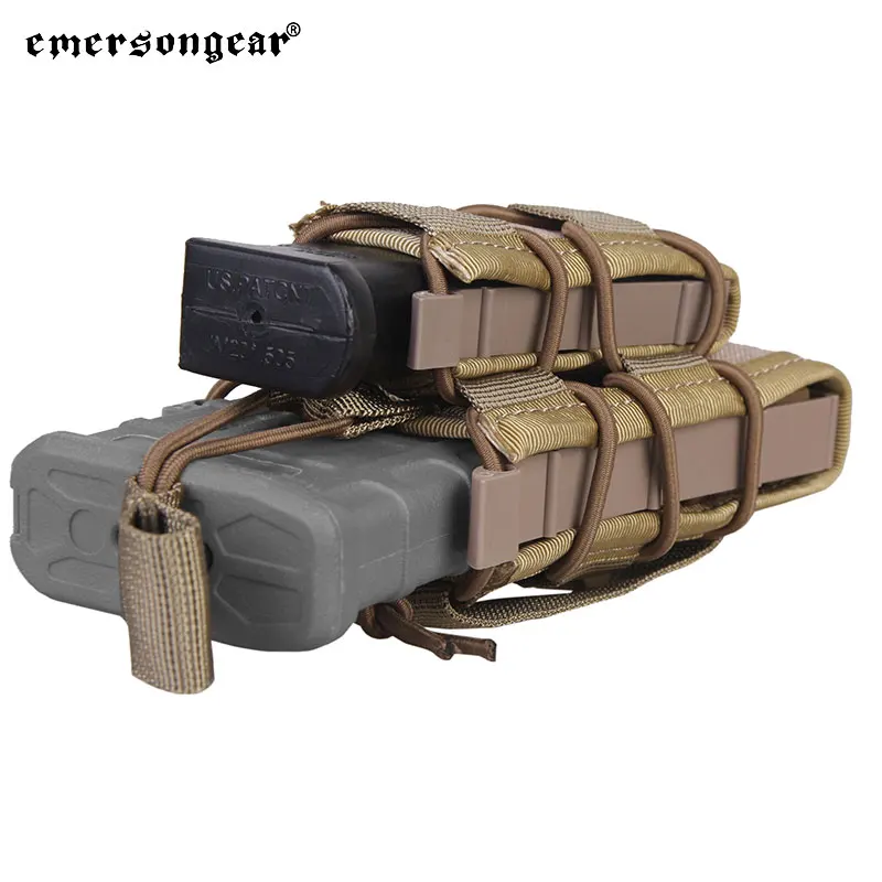 

Emersongear Тактический двухэтажный подсумок для журналов MOLLE, модульная одинарная сумка для магазинов, охотничья панель для страйкбола EM6346 11,11, распродажа