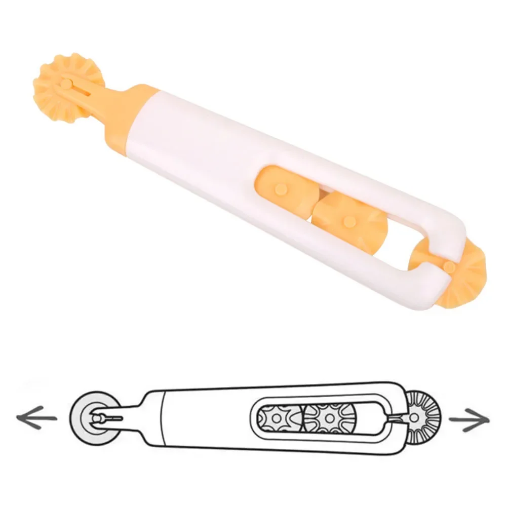Dumplings Biscuit Roller Cookie Rolling Cutting Blade Dough Circle Cutter Pull Net Wheel Gift Dining Bar Supplies Baking Pastry