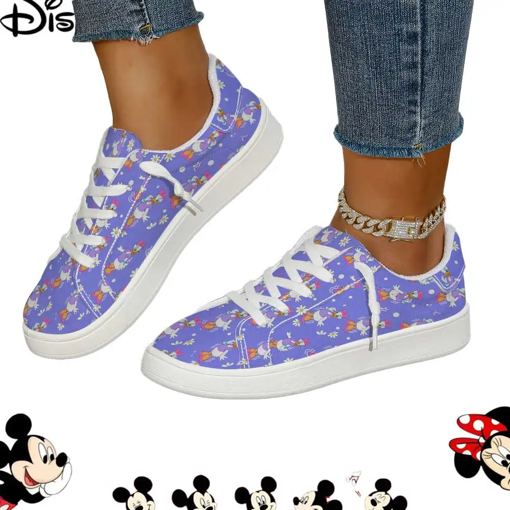 

Disney Daisy Duck Sweet Daisy Low Top Sneakers – Comfortable Slip On Shoes for Ladies & Teen Girls
