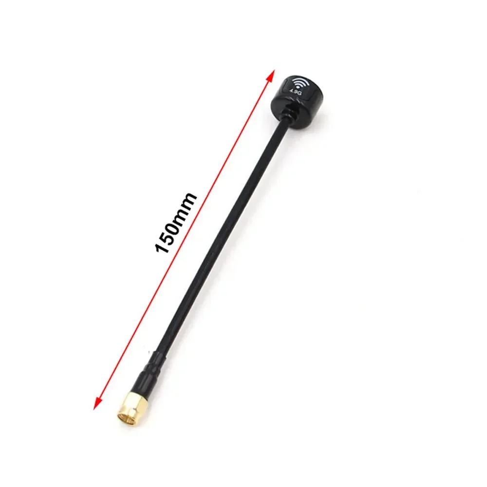 4,9G Lollipop 3 RHCP 150mm antena 2.5Dbi SMA/RP-SMA antena transmisora FPV de alta ganancia para piezas de modelo de Dron RC FPV