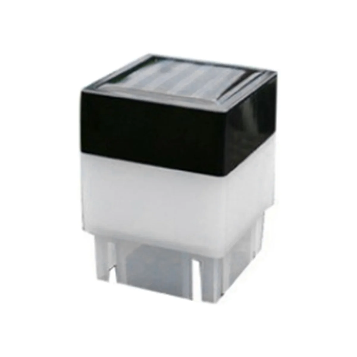 A71P LED ضوء العمود الشمسي تعمل بالطاقة الشمسية عمود مصباح في الهواء الطلق بوابة السياج آخر مصباح لحديقة فناء (الضوء الدافئ) #6