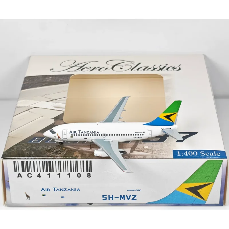 

Коллекционная модель самолета AeroClassics 1/400 Tanzania Airlines B737-200 5H-MVZ из литого сплава, декоративный предмет, подарок