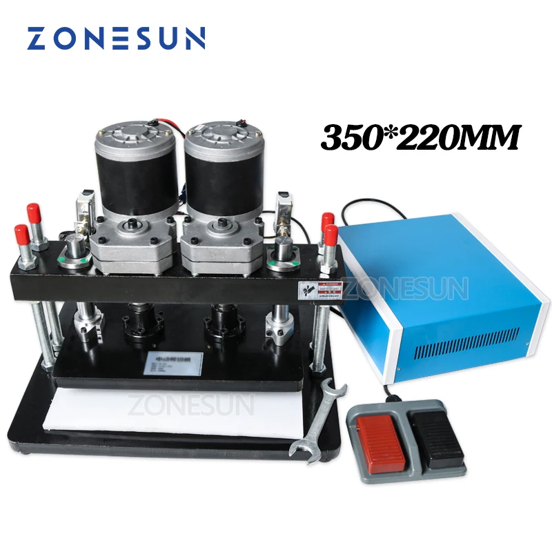 ZONESUN 35x22cm Electrical Leather Die Cutting Machine Photo Paper Pvc/Eva Sheet Mold Cutter Die Cutting Tool For Clicker Die