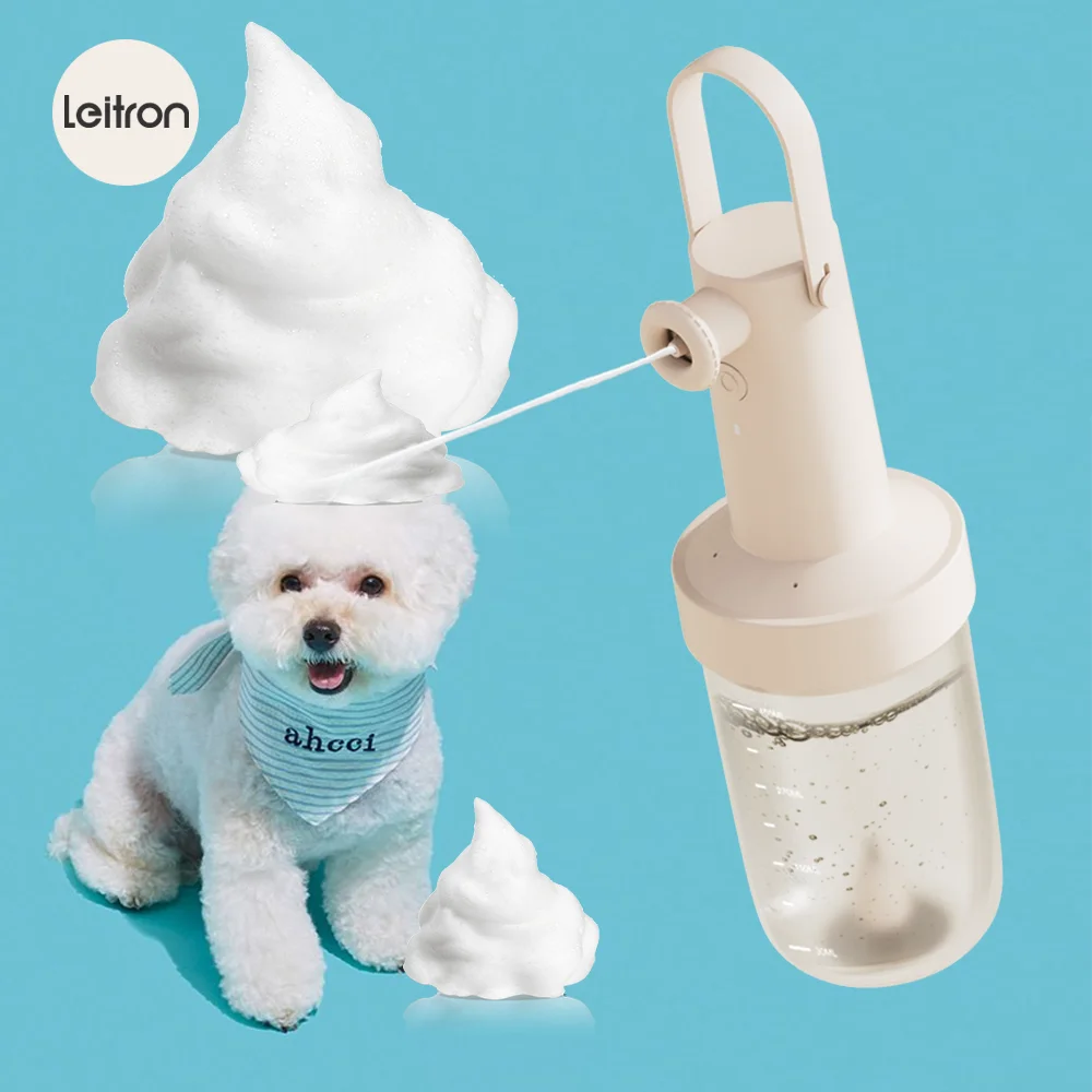 

Перезаряжаемый шампунь для смешивания домашних животных, бутылка для чистки, водонепроницаемые принадлежности для ванны для собак IPX7, кошек, щенков, детей/