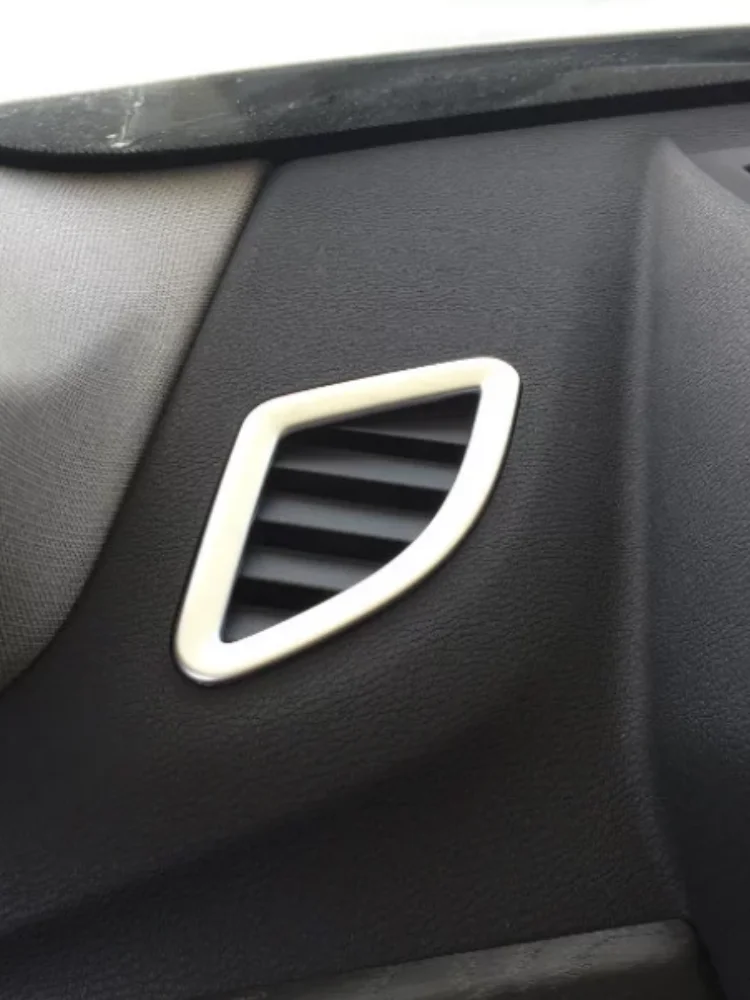 LHD For BMW X1 F48 2016 - 2021 Car Center Console Air Conditioner Outlet Decoration Cover Vent Trim Frame Sticker - view 6