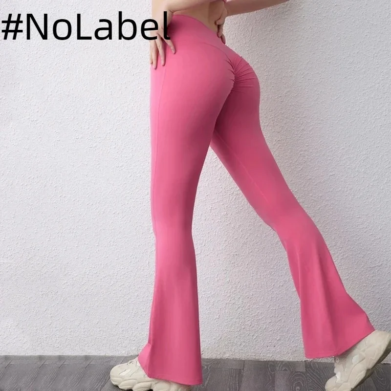 NoneLabelCollection Flare Leggings Yoga Pants Women Bell-bottoms Yoga Trousers High Waist Fitness Pants Stretch Gym Casual Sport