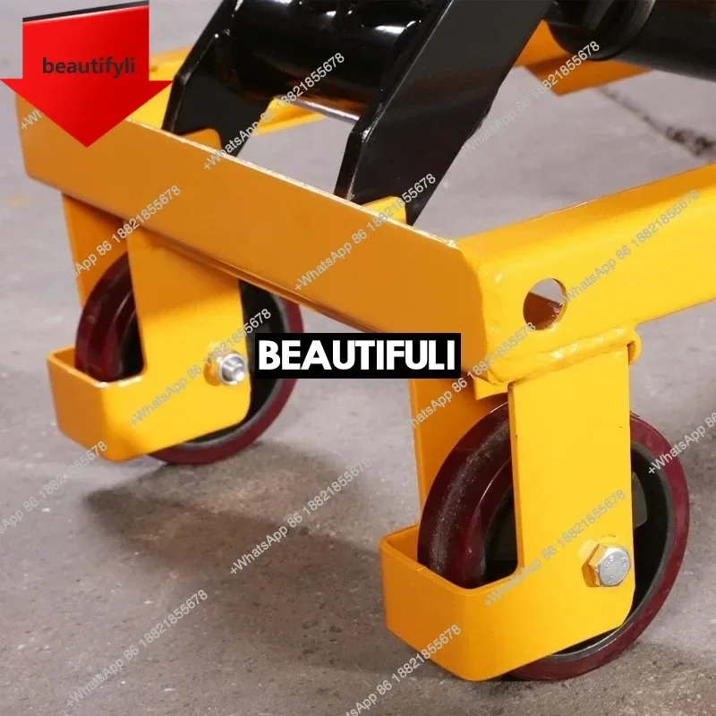 PT500A Abrasive tool platform truck 500kg manual lifting hydraulic flat